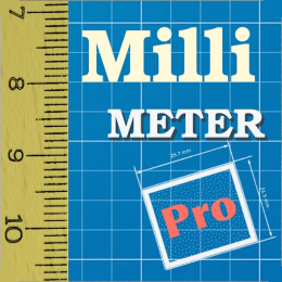 Millimeter Pro خط کش روی صفحه